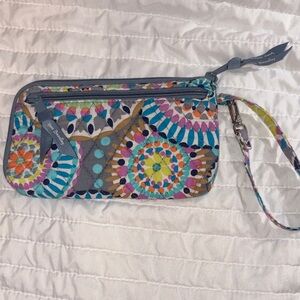 Vera Bradley RFID Tech Wristlet in "Sunny Medallion"